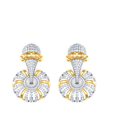 Glaucium Diamond Earring