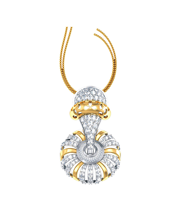 Glaucium Diamond Pendant