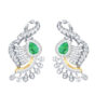 Gentian Diamond Earring