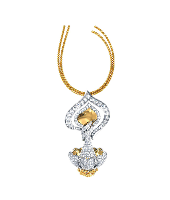 Jyot Diamond Pendant