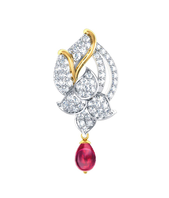 Spathe Diamond Earring