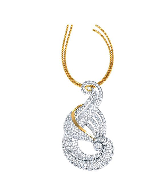 Valerian Diamond Pendant