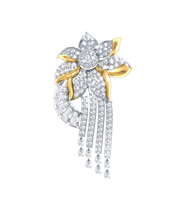 Perianth Diamond Earring