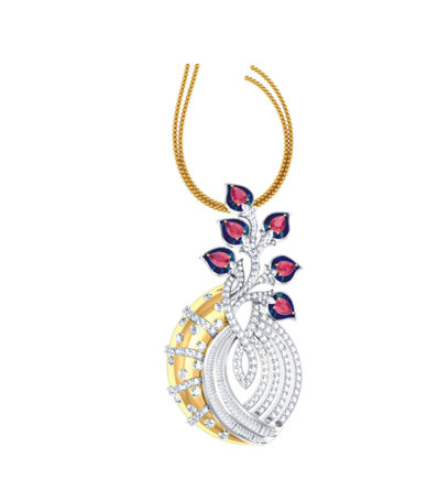 Stamen Diamond Pendant