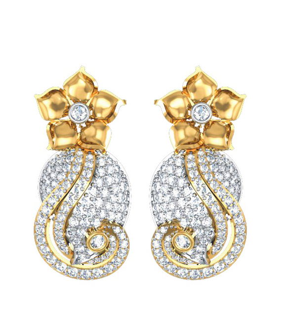 Pistril Diamond Earring