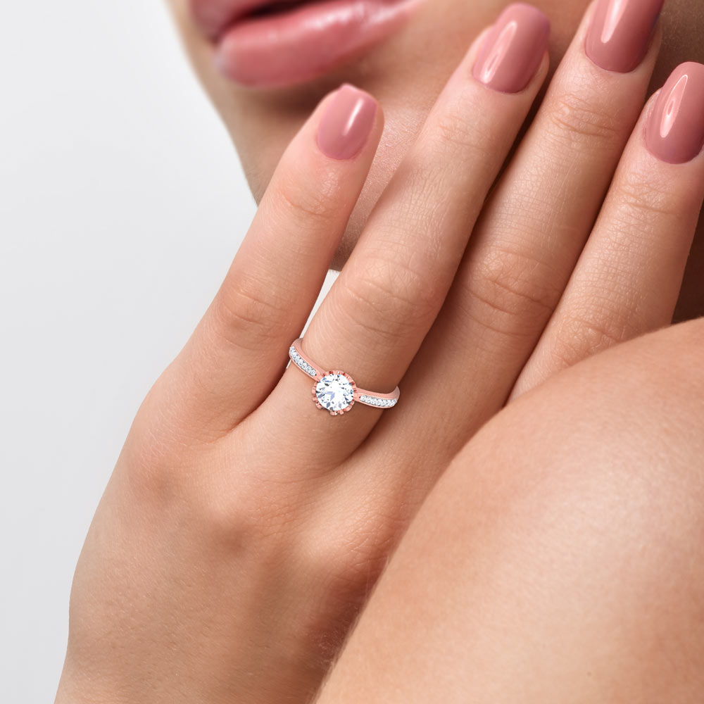 Flare Diamond Ring