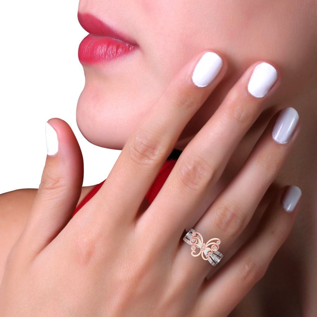 Wings Diamond Ring