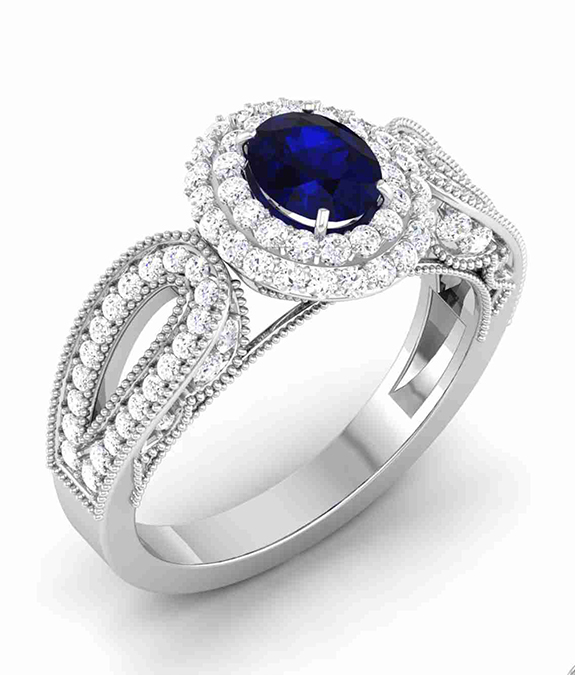 Quincy Solitare Ring