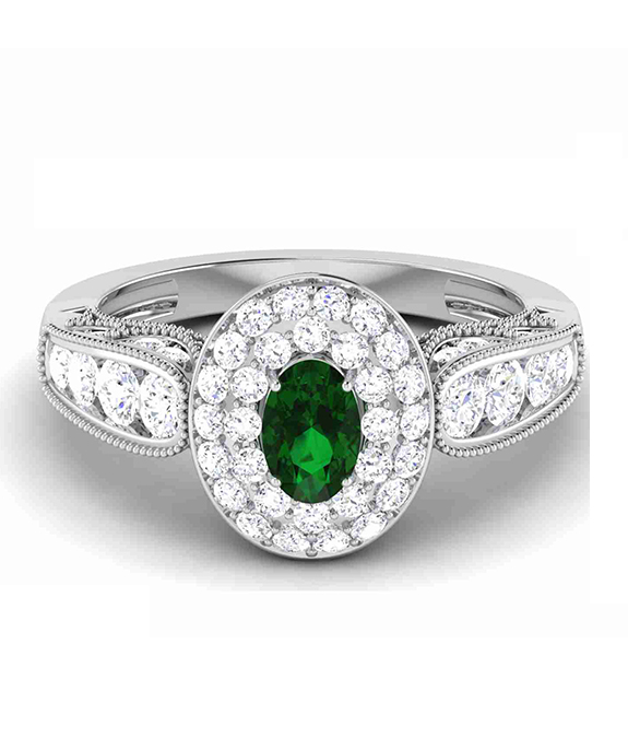 Saba Solitare Ring