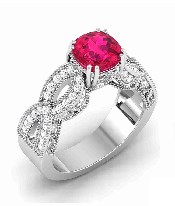 Tarah Solitare Ring