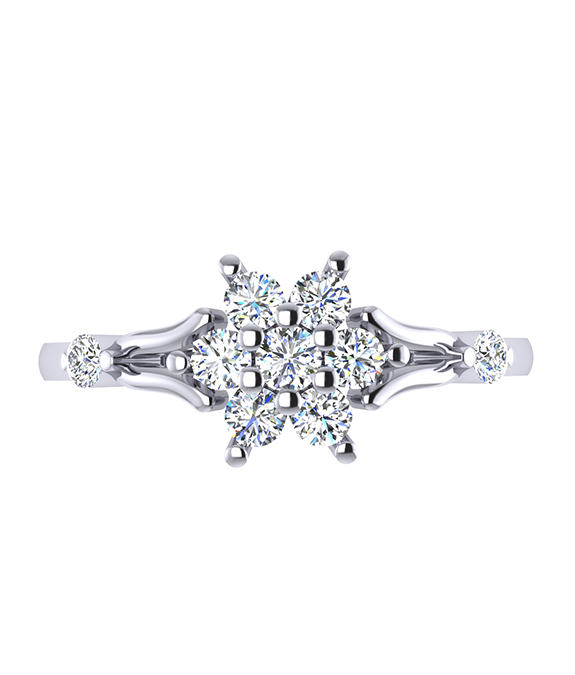 Floweret Diamond Ring