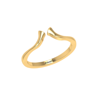 Minimalist Wave Gold Ring