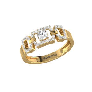 Trion Solitaire Ring