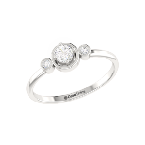 Aurora Harmony Solitaire Ring