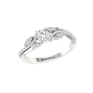 Nature’s Embrace Solitaire Ring