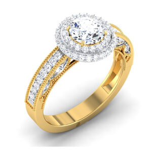 Celestial Glow Engagement Ring