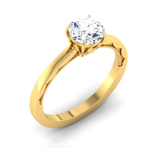 Celestial Grace Solitaire Ring