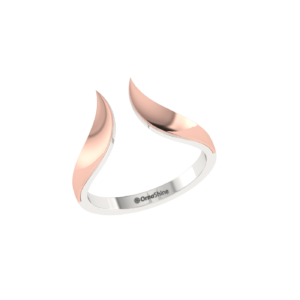 Rose Petal Flow Gold Ring