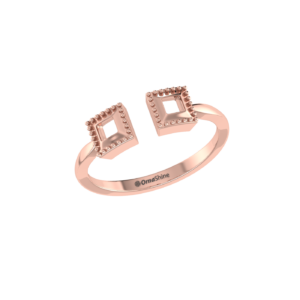 Geometric Grace Gold Ring