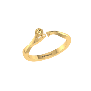 Sunbeam Charm Gold Ring