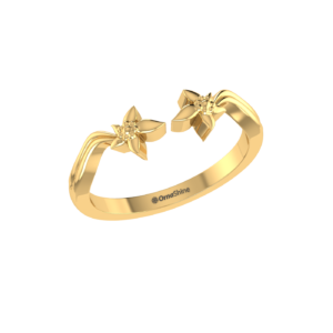 Blossom Duo Gold Ring