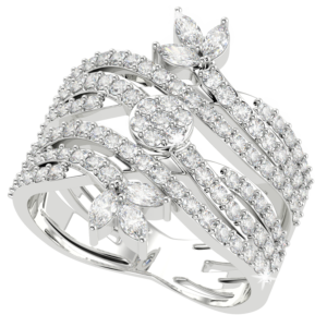 Floral Cascade Ring