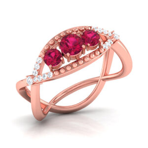 Rodstone Diamond Ring
