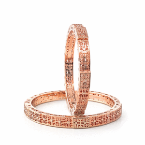 Artistic Silver Bangle