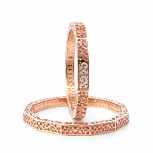 Open Cross Silver Bangle